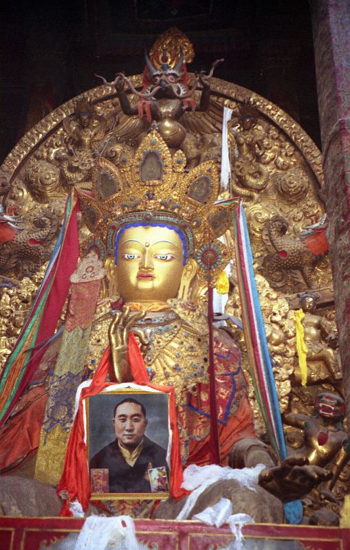 Tibet Lhasa 02 08 Jokhang Inside Maitreya